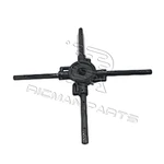 Cross plate shaft 60cm hole 28mm b